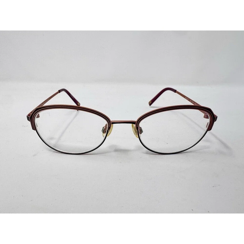 Klik Denmark 658 M207 Eyeglass Frames Only 48-17-133 Copper Red Metal